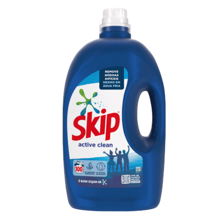 SKIP ACTIVE CLEAN DETERGENTE LIQ. 100ds 2x5Lt