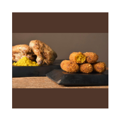 AMEZTOI CROQUETAS  POLLO AL CURRY 35gr 4x1kg