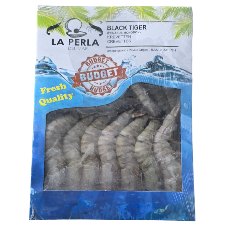 BLACK TIGER BGD 21/30 700gr NET BUDGET 10x1Kg LA PERLA