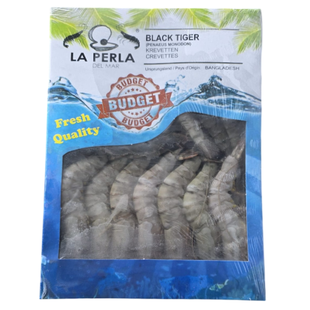 BLACK TIGER BGD 21/30 700gr NET BUDGET 10x1Kg LA PERLA