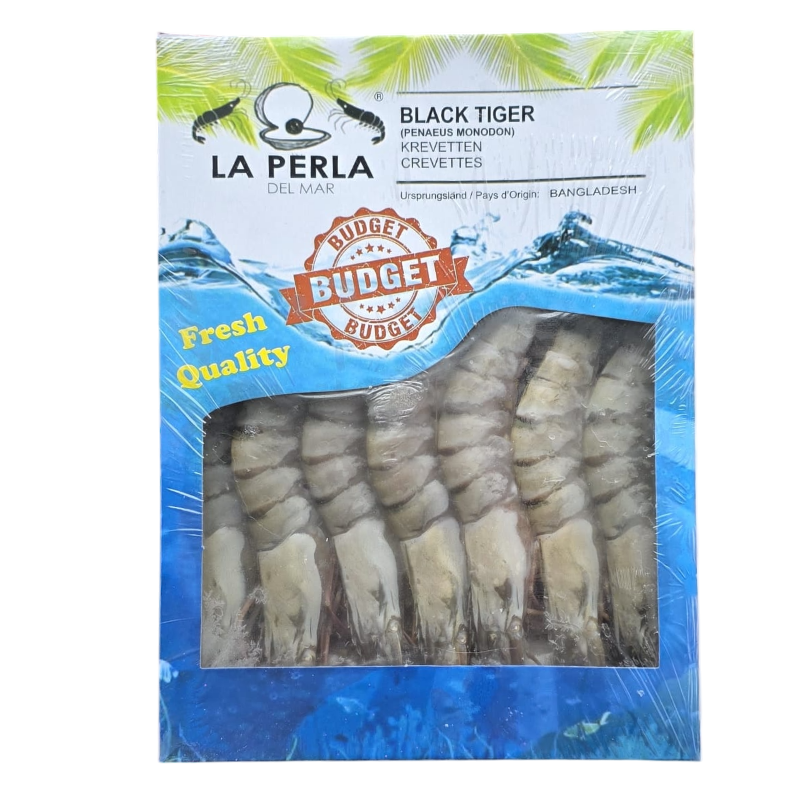 BLACK TIGER BGD 16/20 700gr NET BUDGET 10x1Kg LA PERLA