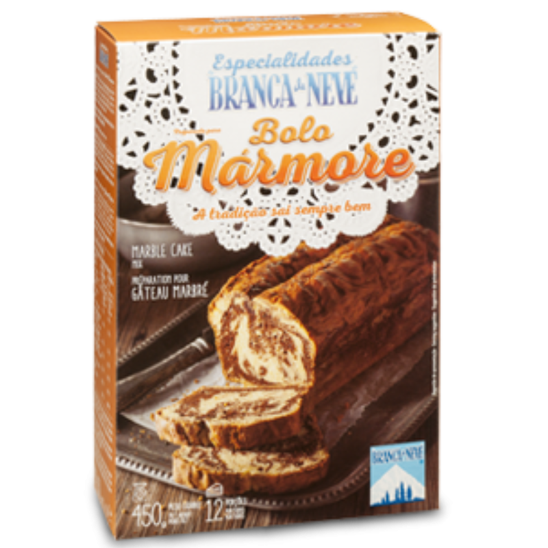 BRANCA DE NEVE BOLO MARMORE 6x450gr