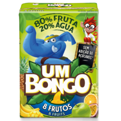 UM BONGO "MISTURA DE FRUTAS" TETRA 8x3x20cl