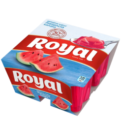 ROYAL GELATINA FRESCA MELANCIA 12x(4x90gr)